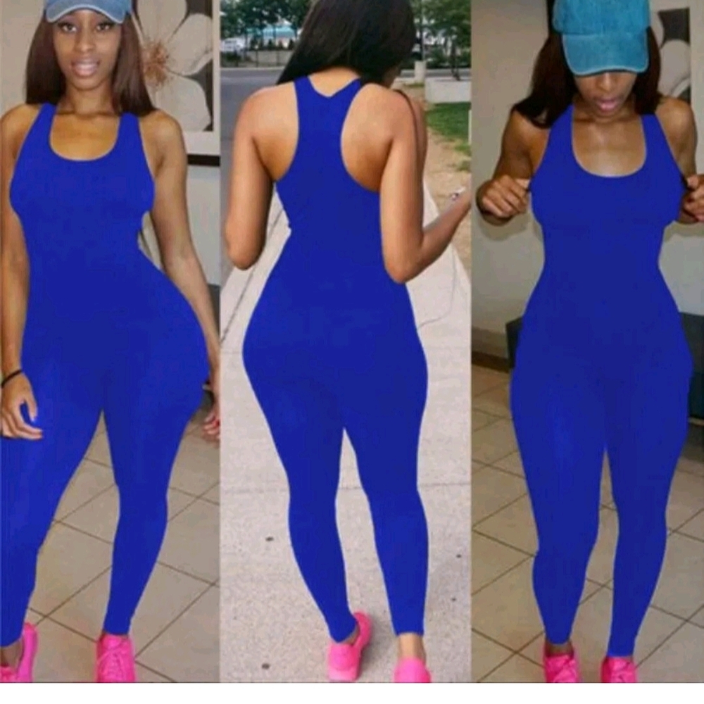 Women's Blue Jumpsuit